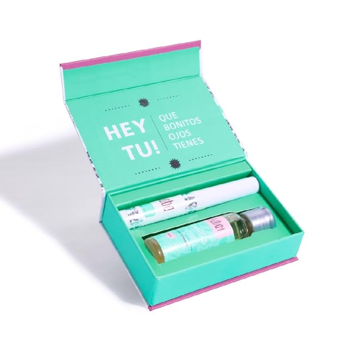 Kaba Eyelash Growth Serum for Longer, Thicker & Stronger Eyelashes with Essential Oils. Dermatologist Tested. Includes Makeup Remover Oil - Improved Formula