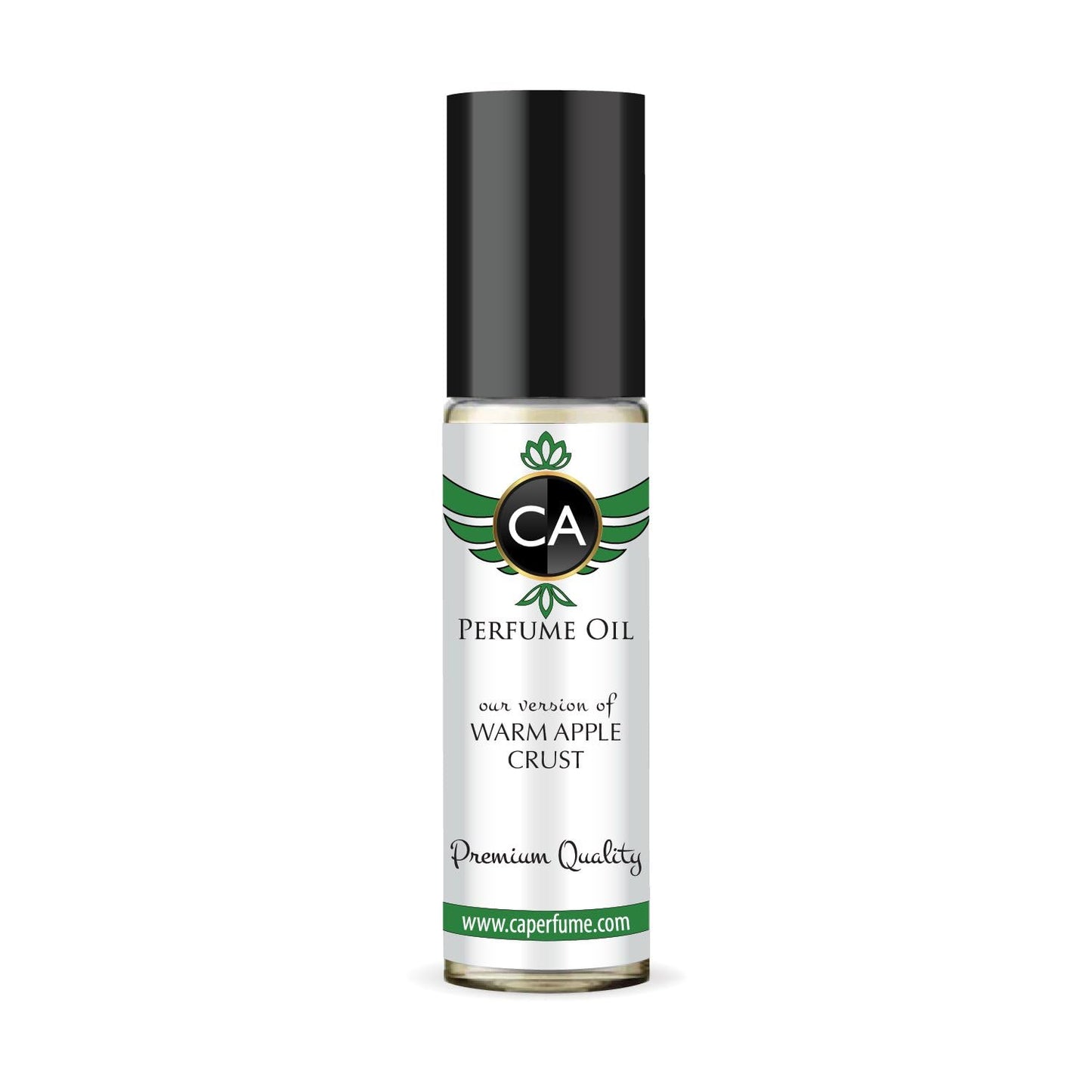 CA Perfume Originals Warm Apple Crust Unisex Fragrance Oil Gourmand Scent Long Lasting Perfumes for Women & Men Travel Size TSA Ready Mini Parfum Body Oil Roll-on 0.33 Fl Oz 10ml