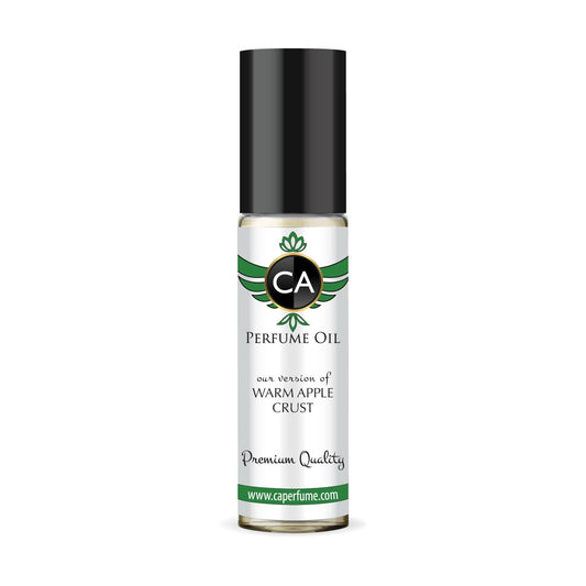 CA Perfume Originals Warm Apple Crust Unisex Fragrance Oil Gourmand Scent Long Lasting Perfumes for Women & Men Travel Size TSA Ready Mini Parfum Body Oil Roll-on 0.33 Fl Oz 10ml