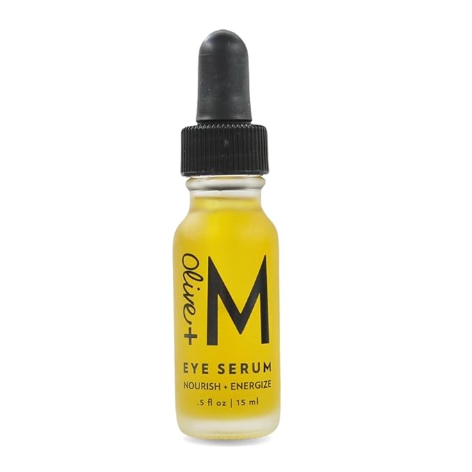 Organic Eye Oil Serum, Under Eye Brightener, Under Eye Serum for Eye Bags, Puffy Eyes Treatment, Dark Circles Under Eye Treatment, Skin Care Essential Anti-Aging Eye Oil (0.5 fl. oz / 15 ml)
