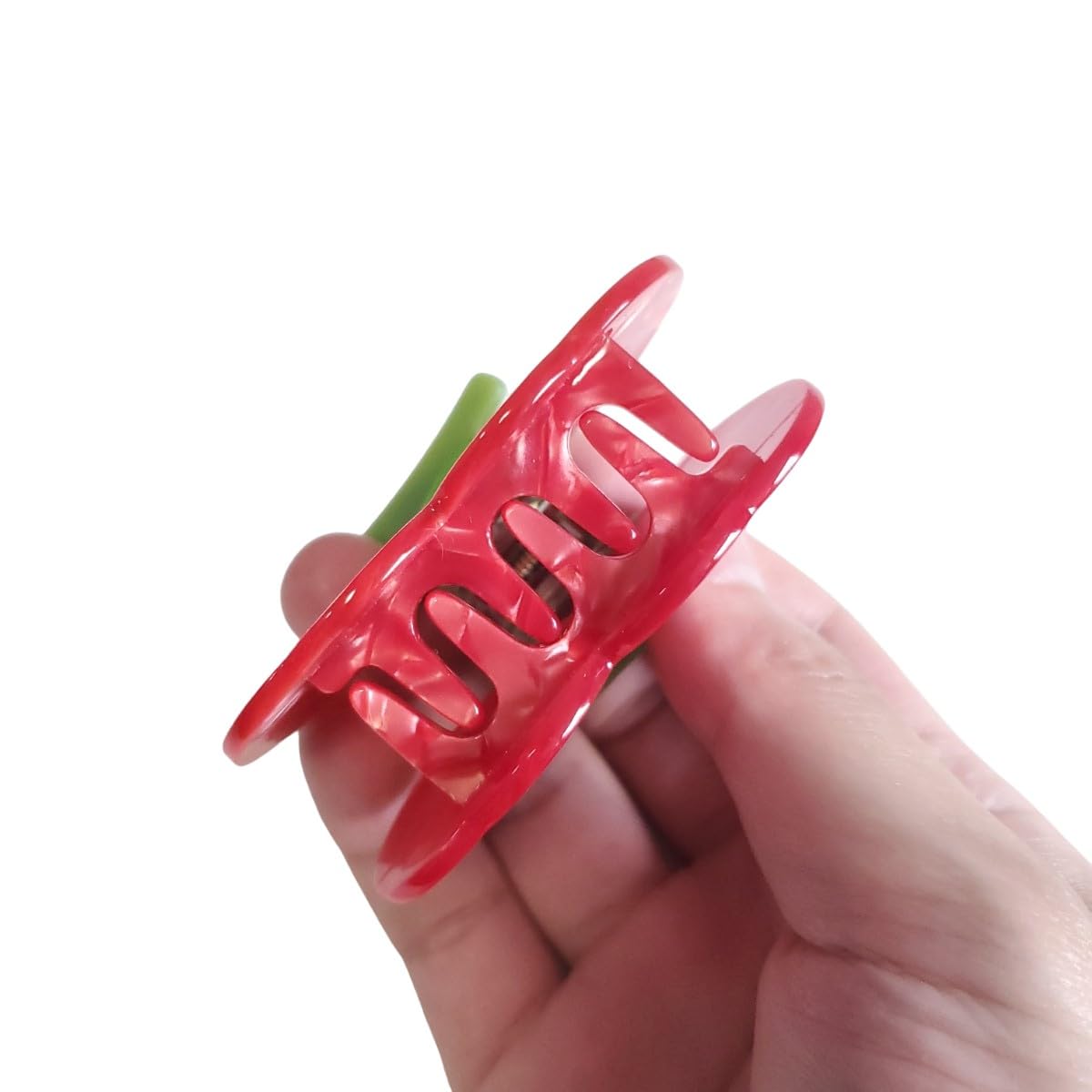 Big Red Cherry Hair Clip,Acetate Claw Clips,Hair Clips for Women