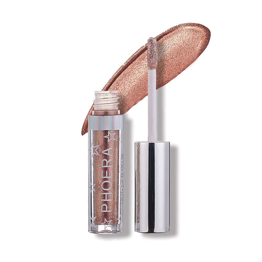 Glitter Eyeshadow，Makeup For Eyes Liquid Shimmer Sparkle Glow Light Colors Pencil Stick Shiny Long Lasting Waterproof Shining Eye Shadow Sets Metallic Pigments Metals Gloss Sparkling Pen Kit (A106)