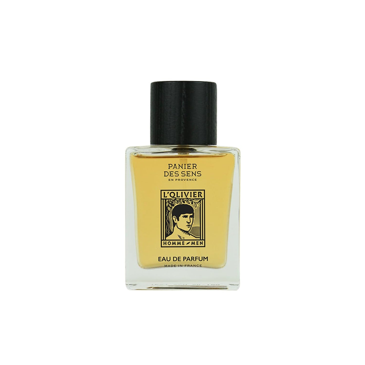 Panier des Sens L’Olivier Eau de Toilette for Men - Fresh Mediterranean Olive Wood, Cedar & Citrus Fragrance - Long-Lasting Natural Scent - 1.7 fl oz Spray