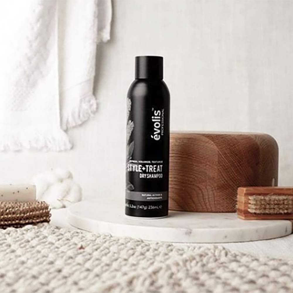 EVOLIS Style & Treat Dry Shampoo for Volume and Texture – Lightweight Texture Powder for Oily Hair – Clean Hair Care and Volumizing Hair Products for All Hair Types (5.2 oz)