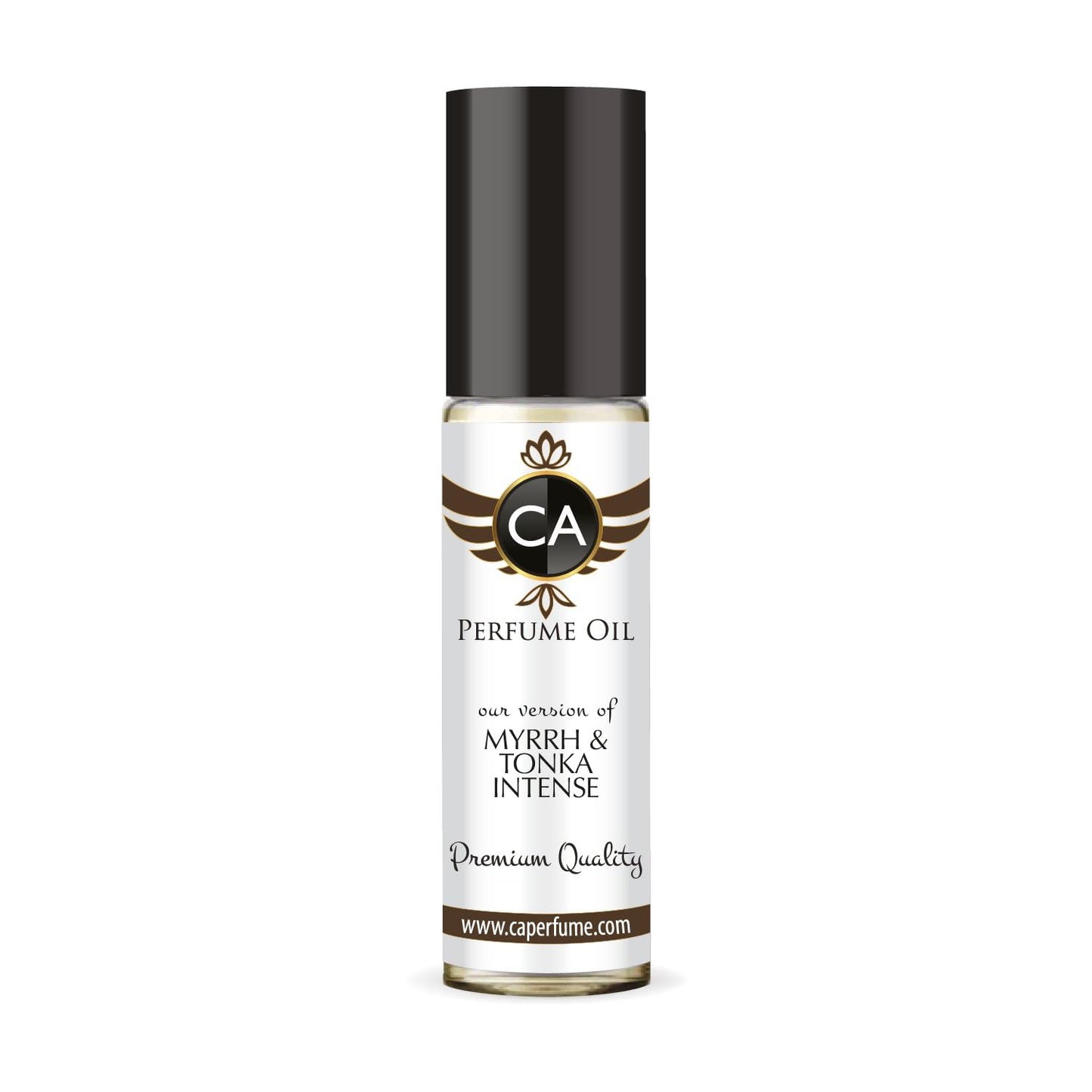 CA Perfume Impression of Myrrh & Tonka Intense Unisex Fragrance Oil Amber Scent Long Lasting Perfumes for Women & Men Travel Size TSA Ready Mini Parfum Body Oil Roll-on 0.33 Fl Oz 10ml