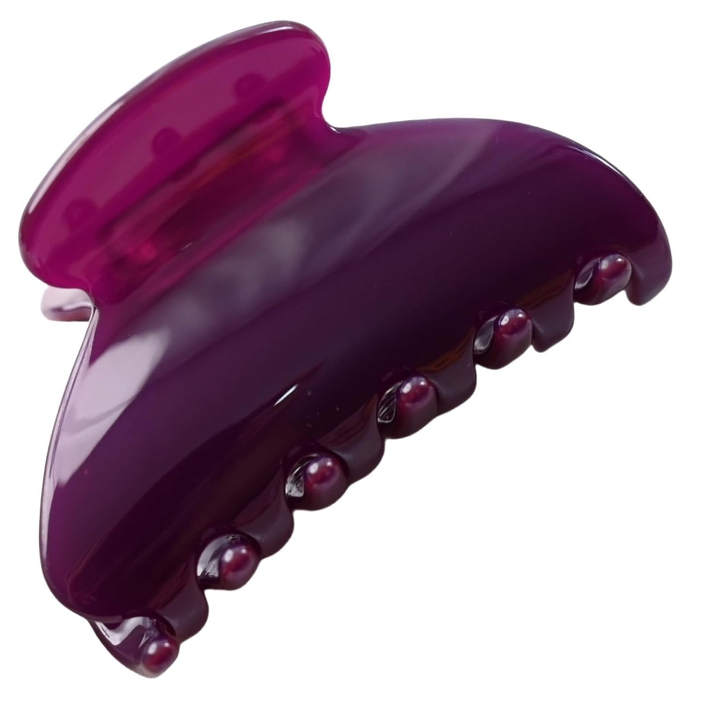 Handmade Celluloid Acetate French Design Barrettes Tortoise Shell Claws Hair Claw Luxury Fashion Accessories Hair Clip for Women (patriarch)