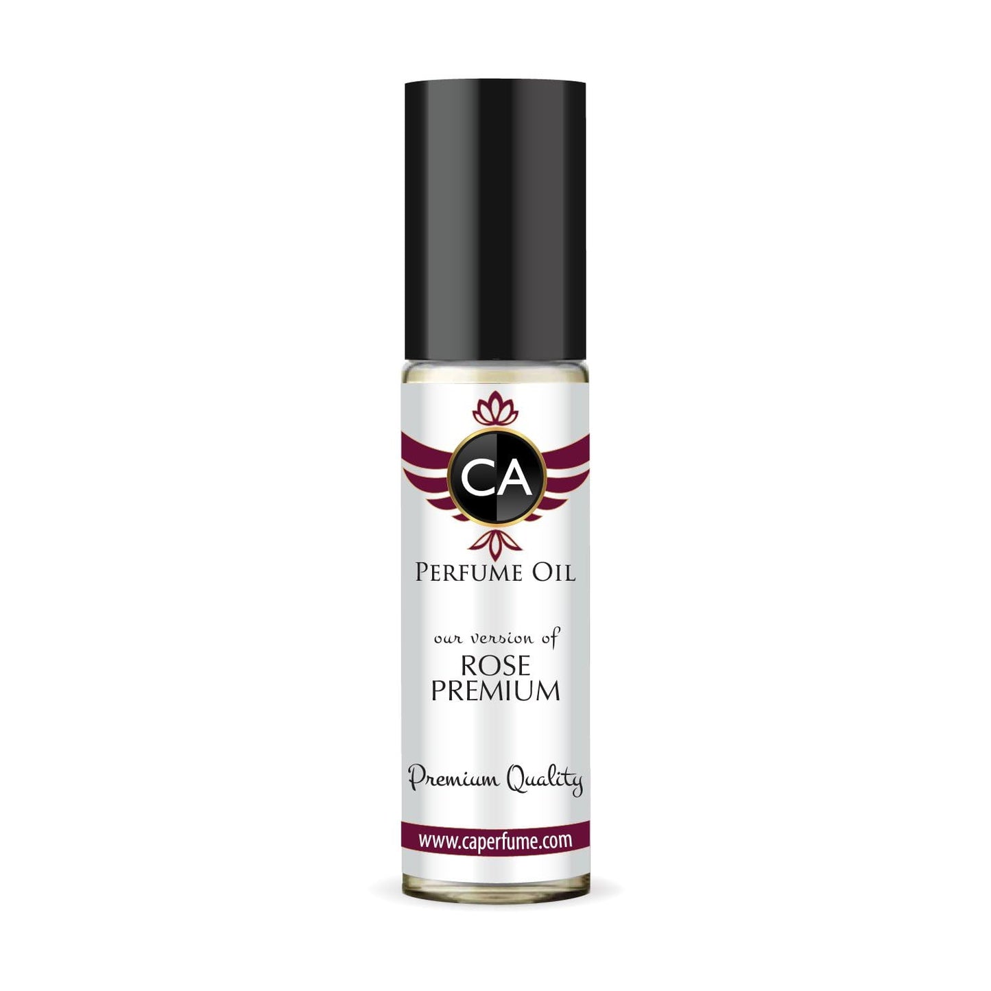 CA Perfume Originals Rose Premium Unisex Fragrance Oil Floral Scent Long Lasting Perfumes for Women & Men Travel Size TSA Ready Mini Parfum Body Oil Roll-on 0.33 Fl Oz 10ml