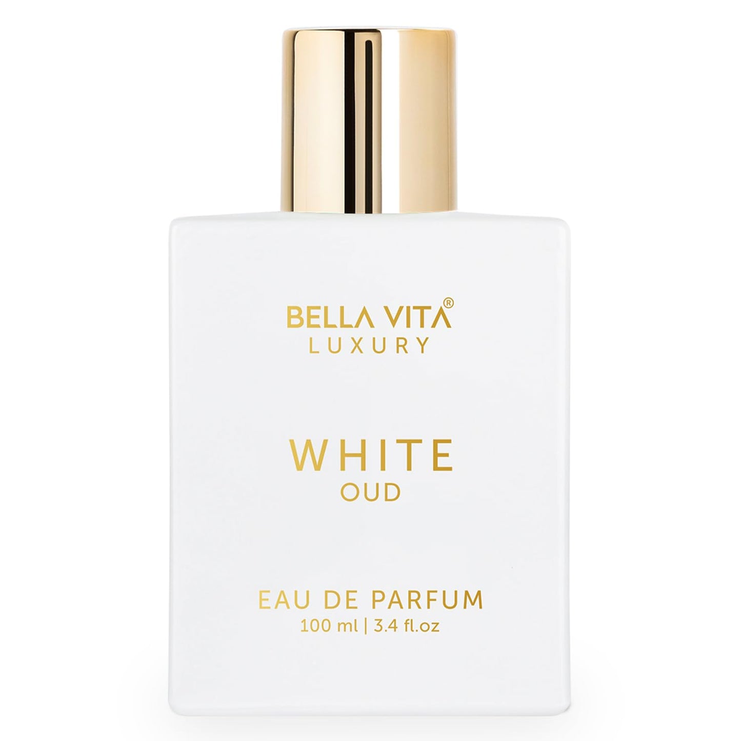 BellaVita Luxury White OUD Unisex Perfume 100Ml | Premium Arabic Men and Women Perfumes | Notes of Artemisia, Musk, Oud Vetiver and Freesias | Exquisite Unisex Arabian Perfume for Women & Men