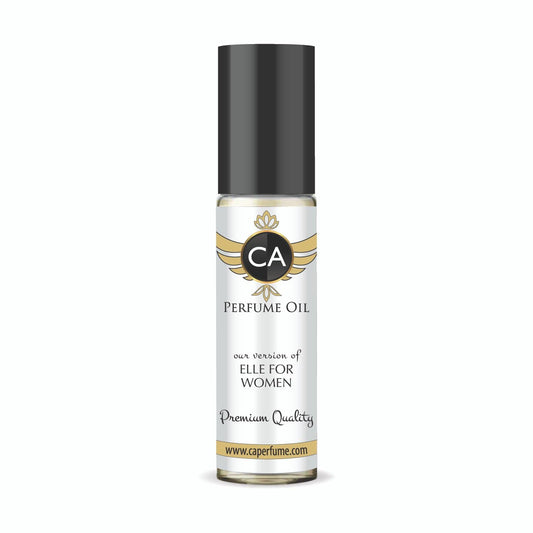 CA Perfume Impression of Elle for Women Fragrance Oil Amber Floral Scent Long Lasting Perfumes for Women Travel Size TSA Ready Mini Parfum Body Oil Roll-on 0.33 Fl Oz 10ml