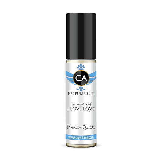 CA Perfume Impression of I Love Love for Women Fragrance Oil Floral Woody Musk Scent Long Lasting Perfumes for Women Travel Size TSA Ready Mini Parfum Body Oil Roll-on 0.33 Fl Oz 10ml