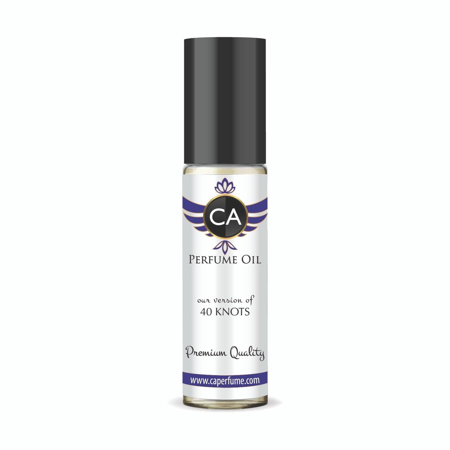 CA Perfume Impression of 40 Knots Unisex Fragrance Oil Aromatic Aquatic Scent Long Lasting Perfumes for Women & Men Travel Size TSA Ready Mini Parfum Body Oil Roll-on 0.33 Fl Oz 10ml