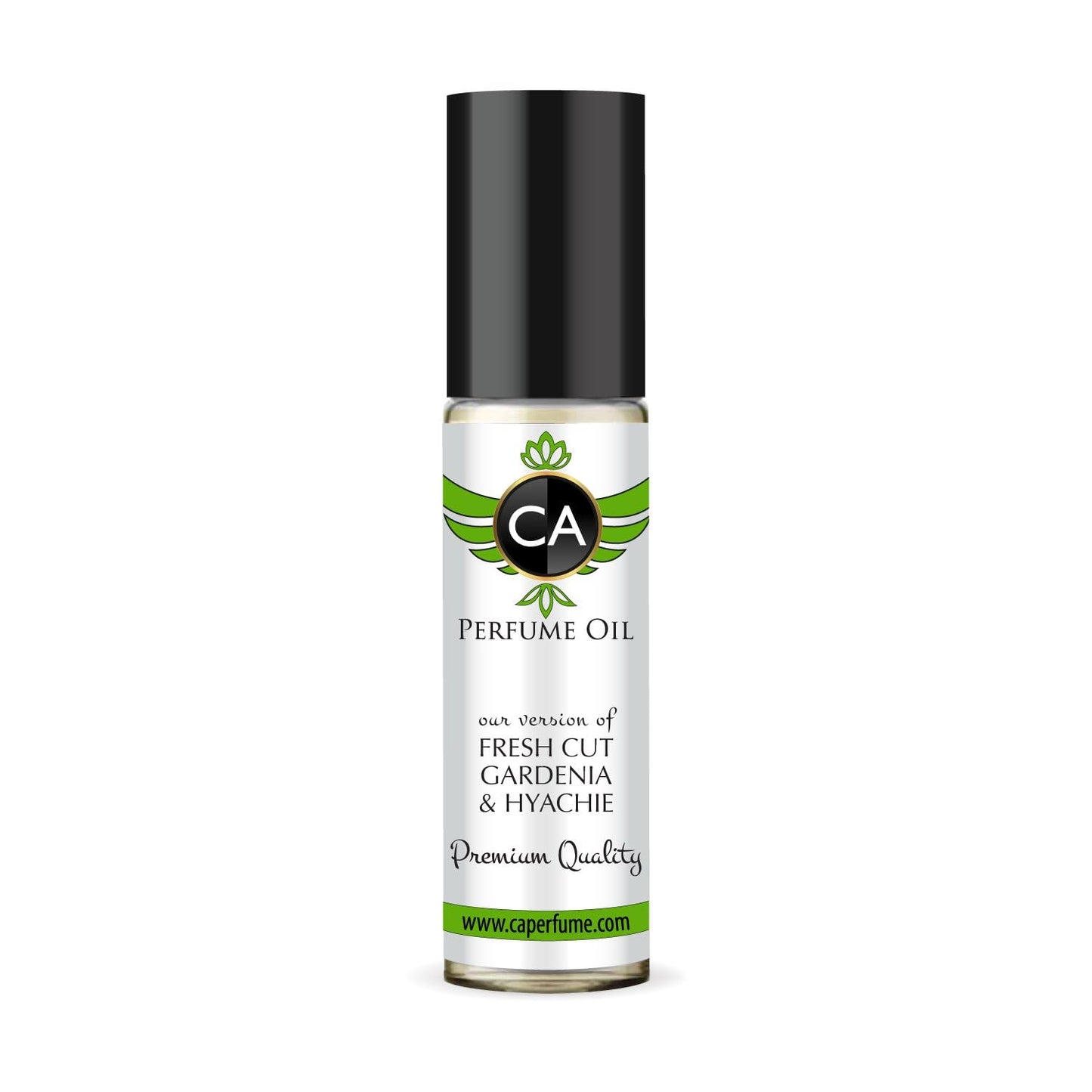 CA Perfume Impression of Fresh Cut Gardenia & Hyachie for Women Fragrance Oil Floral Scent Long Lasting Perfumes for Women Travel Size TSA Ready Mini Parfum Body Oil Roll-on 0.33 Fl Oz 10ml