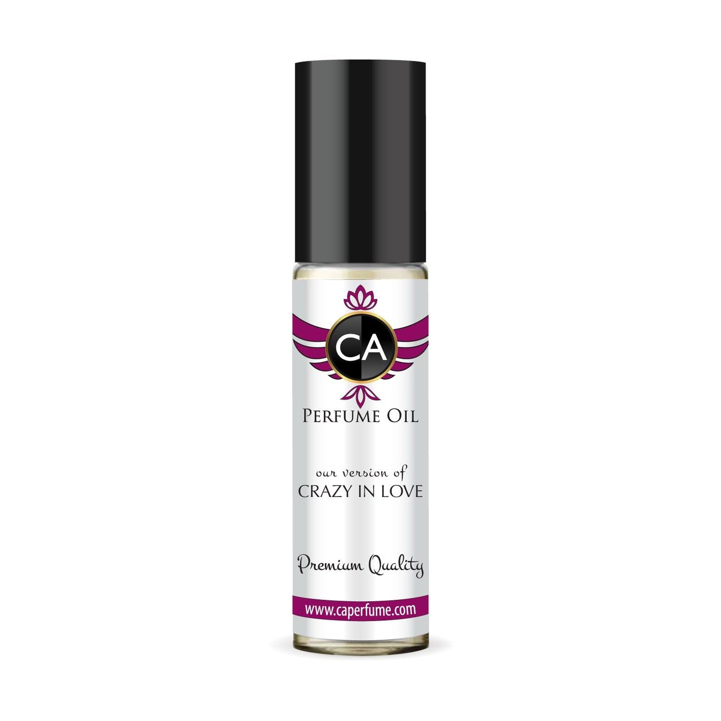 CA Perfume Impression of Crazy In Love for Women Fragrance Oil Amber Floral Scent Long Lasting Perfumes for Women Travel Size TSA Ready Mini Parfum Body Oil Roll-on 0.33 Fl Oz 10ml