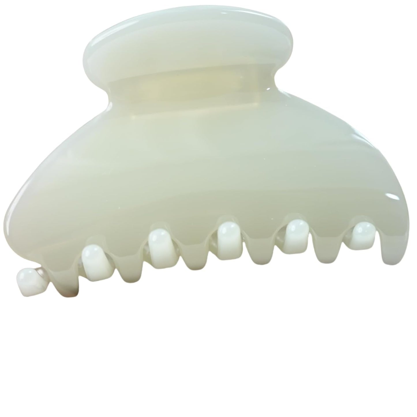 Handmade Celluloid Acetate French Design Barrettes Tortoise Shell Claws Hair Claw Luxury Fashion Accessories Hair Clip for Women (jade green)