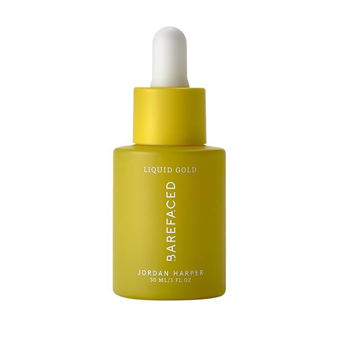 Barefaced Liquid Gold 30ml - 15% Vitamin C Serum with Hyaluronic Acid & Vitamin E for Anti-Aging, and Hydration, Antioxidant Formula, Reduces Dark Spots, Acne & Wrinkles