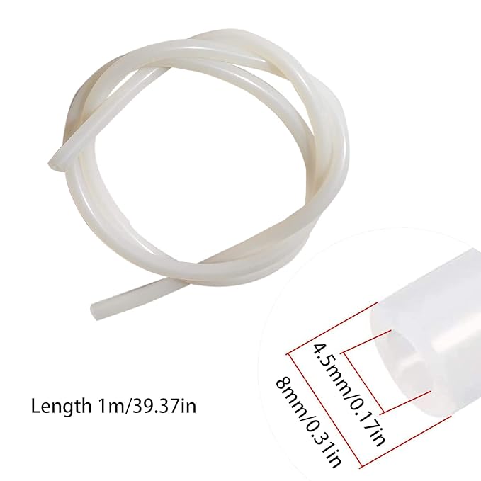 39" Silicone Tube Or Plastic Filter Or Filter Tube Set Spare Parts For Vacuum Or Diamond Microdermabrasion Machine Elitzia ETFT957 (Filter With Tube)