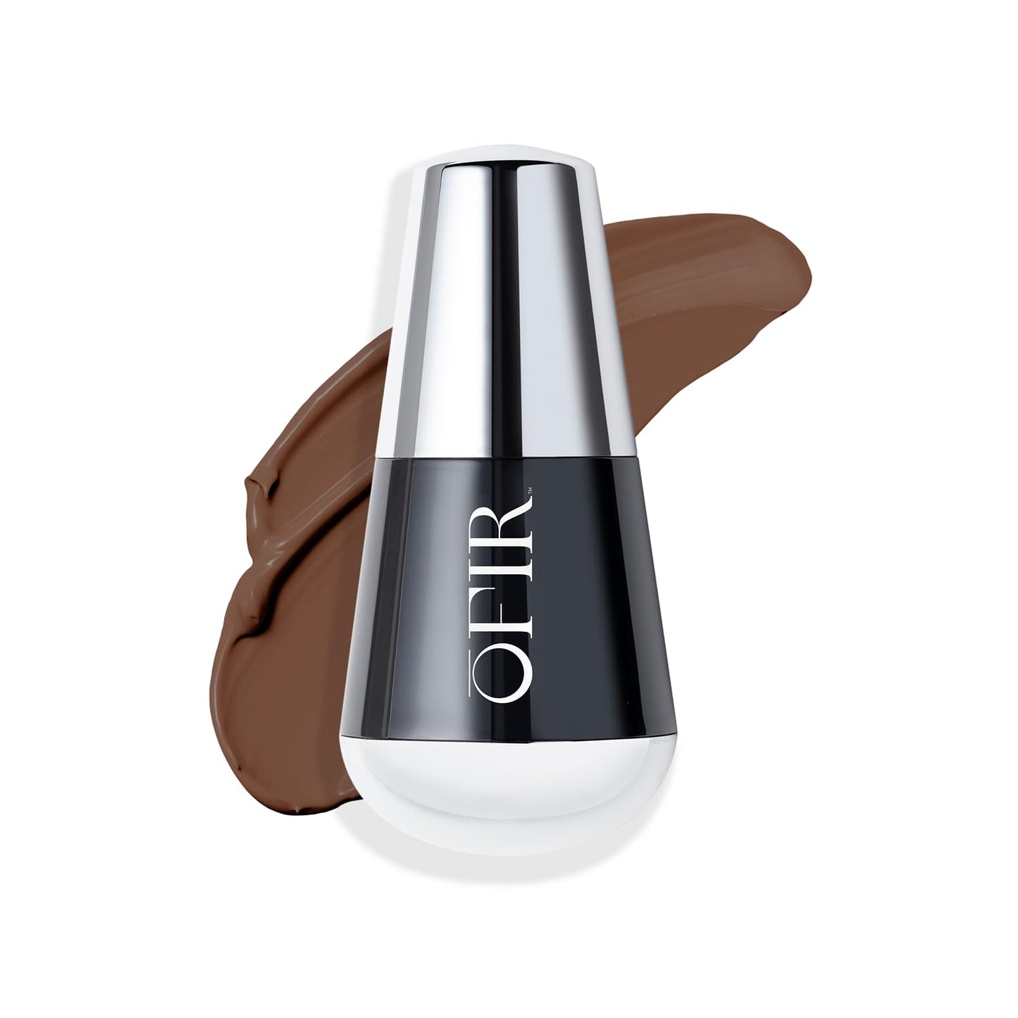 OFIR Skin Satin Medium Coverage Foundation | Buildable, Non-Creasing Finish | Vegan, Cruelty-Free, Paraben-Free Makeup | Blue Light Protection | 1 FL OZ (Chai - Deep Cool)