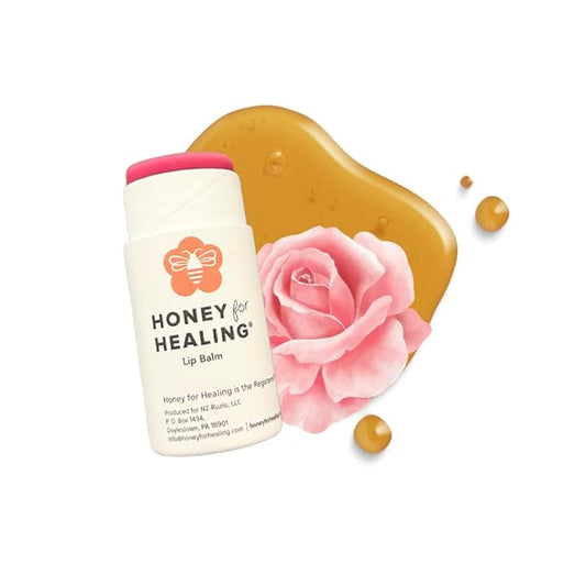 Ultra-Hydrating Tinted Formula Made with Manuka Honey 15+ UMF, Coconut Oil, Beeswax | 12+ Hour Moisture, Zero Waste Recyclable Tube | Lip Moisturizer & Color in One 0.25 oz / 7 gr (Soft Rose)