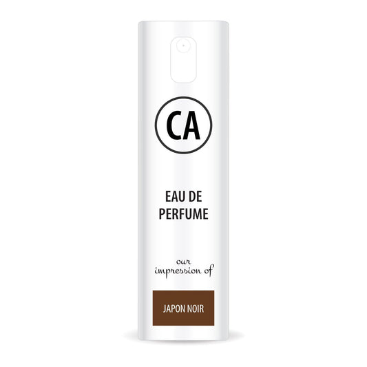 CA Perfume Impression of Japon Noir Unisex Eau De Parfum Woody Spicy Scent Long Lasting Unisex Fragrance Travel Size TSA Ready for Day and Night Wear 0.33 Fl Oz 10ml