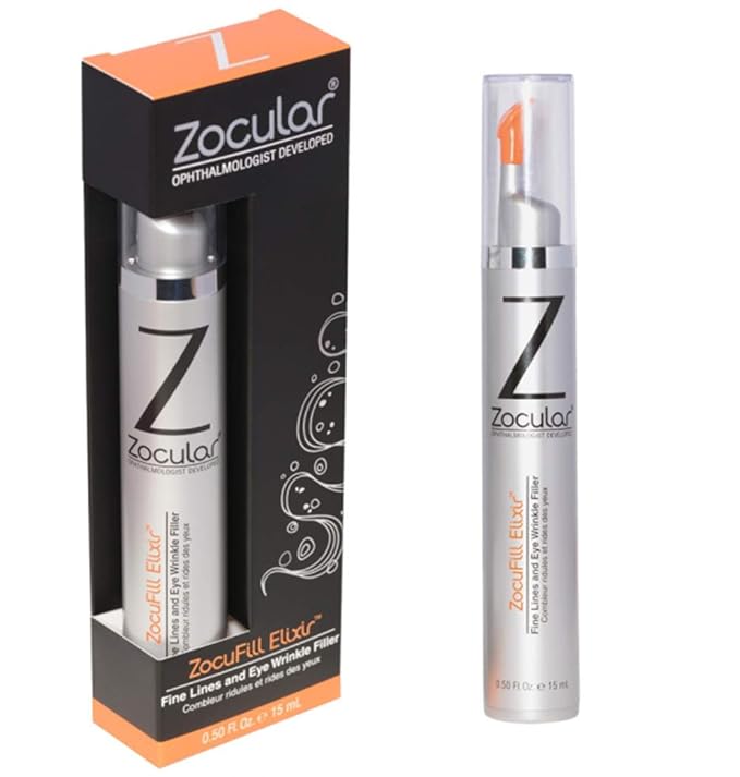 Zocuwipe Eyelid Wipes Eyelid Cleanser and Moisturizer Pads 30ct + Zocufill Elixir Eye Gel and Face Serum + Zocufoam Cleanser Bundle