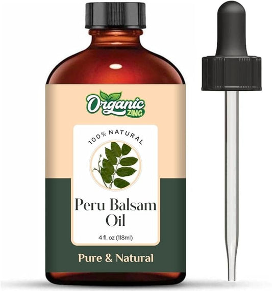 Peru Balsam (Myroxylon Balsamum) Oil | Pure & Natural Essential Oil for Aroma, Diffuser, Haircare & Skincare - 118ml/3.99fl oz