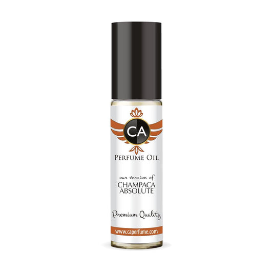CA Perfume Impression of Champaca Absolute Unisex Fragrance Oil Amber Floral Scent Long Lasting Perfumes for Women & Men Travel Size TSA Ready Mini Parfum Body Oil Roll-on 0.33 Fl Oz 10ml