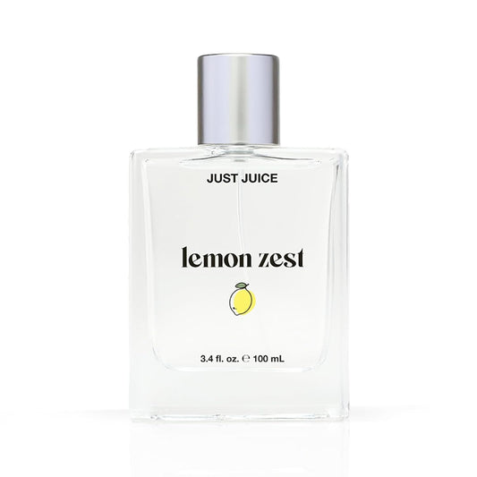 Just Juice Lemon Zest - Bright Fruity Floral Perfume - Lemon, Grapefruit, Mandarin Perfumes for Women and Men - 3.4 oz
