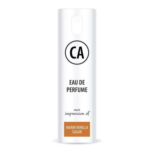 CA Perfume Impression of Warm Vanilla Sugar for Women Eau De Parfum Amber Vanilla Scent Long Lasting Perfumes for Women Travel Size TSA Ready for Day and Night Wear 0.33 Fl Oz 10ml