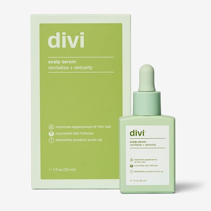 Divi Scalp Serum for Thinning Hair, 30ml – Clinically Tested, Nourishing Formula with Amino Acids, Caffeine & Rosemary Oil – Promotes Healthy Scalp & Fuller-Looking Hair, Reduces Oil & Product Buildup