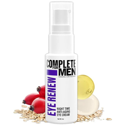 Eye Renew Night Time Anti Aging Eye Cream for Dark Circles Under Eye Treatment, Eye Repair Cream, Puffy Eyes Treatment with Vitamins, Improves Tone & Texture, Light Mens Eye Cream