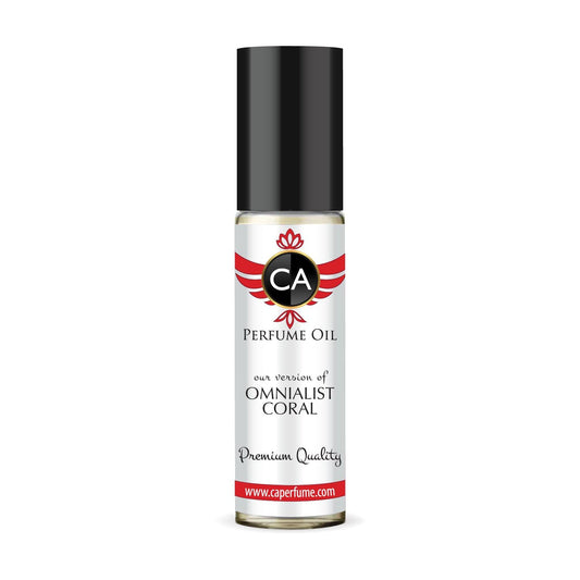 CA Perfume Impression of Omnialist Coral for Women Fragrance Oil Floral Fruity Scent Long Lasting Perfumes for Women Travel Size TSA Ready Mini Parfum Body Oil Roll-on 0.33 Fl Oz 10ml
