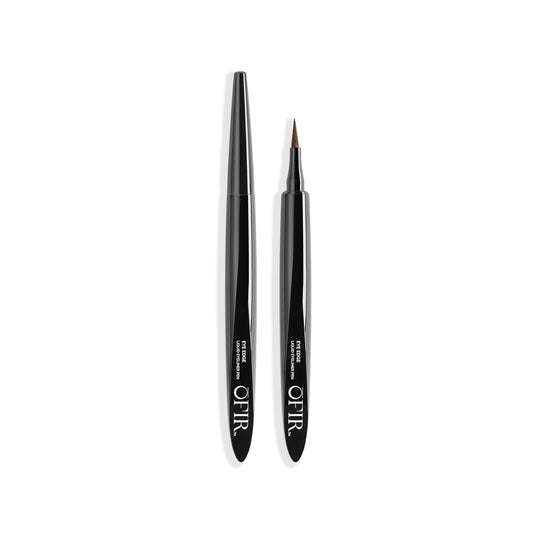 OFIR Eye Edge Liquid Eyeliner Pen | Water and Smudge Proof | Long Lasting Matte Finish, Soft Tip with Bold Pigment | Cruelty Free Formula | Brown Eyeliner for Women | Carob - Rich Brown | 0.04 Fl Oz