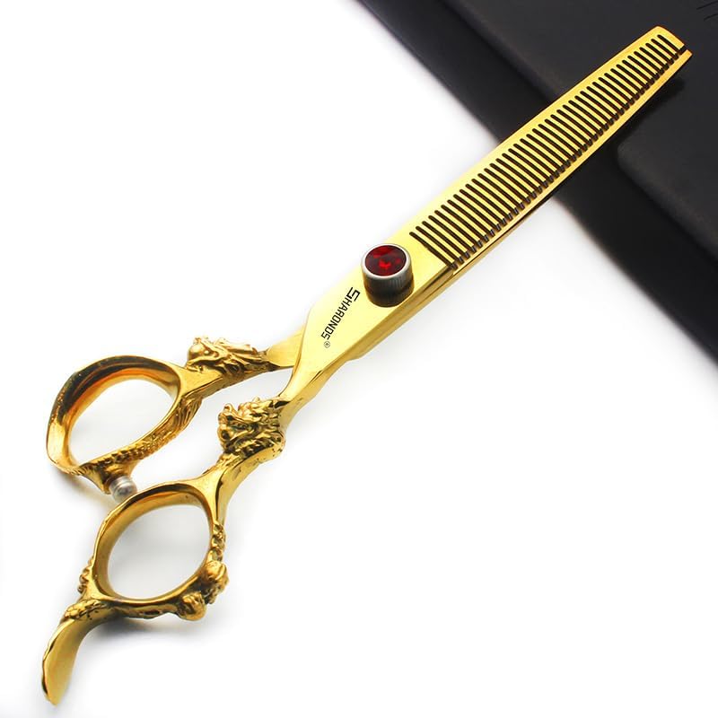 Hair Scissors 6/7/8/9-inch 440C High Hardness For Hairdressers Haircuts Cuttinging Scissors Professional Haircut (7 inch-2pc)