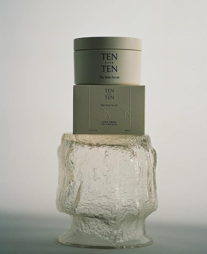 tenoverten - The Sole Scrub Exfoliating Foot Treatment | Clean, Natural, Non-Toxic Hand, Foot + Nail Care (6.8 oz | 200 ml)