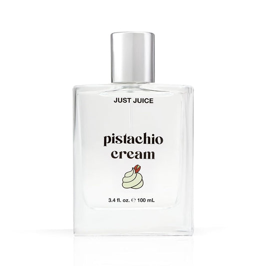 Just Juice Pistachio Cream - Gourmand Perfume for Women and Men - Notes of Pistachio, French Vanilla, and Creamy Woods - 3.4 oz
