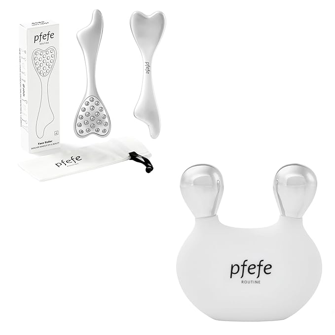 Stainless Steel Rabbit Gua Sha and Dolphin Facial Roller