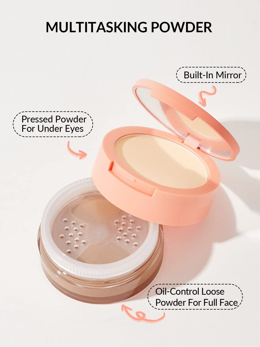 SHEGLAM Insta-Ready Face Powder Loose Under Eye Setting Powder - Smooth Sand