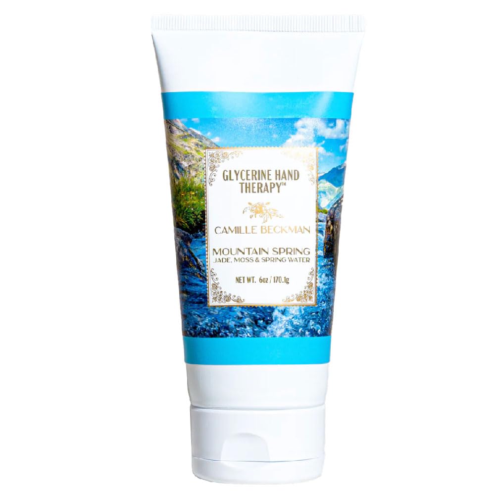 Camille Beckman Glycerine Hand Therapy Cream, Mountain Spring, 6 Ounce