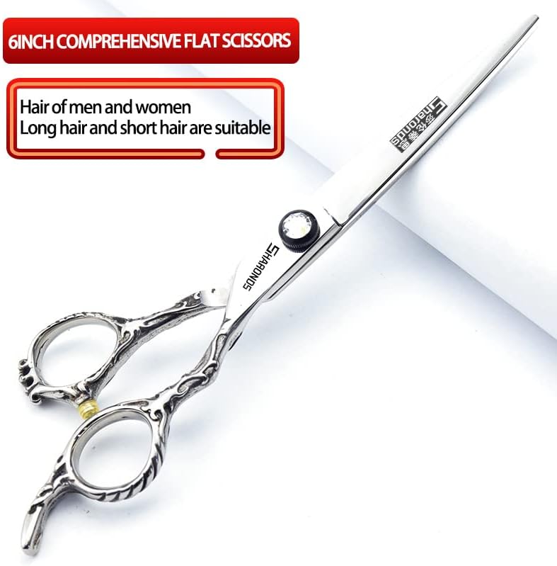 Hairdressing Salon Hairdressers Scissors 6/6.5/7/8 Inch Hair Clippers, Hairstyling Tools And Scissors (6 inch 4PC)