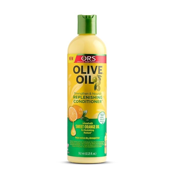 ORS Olive Oil Exotic Scalp Oil 4.3oz, Moisture Restore Creamy Aloe Shampoo, Strengthen & Nourish Replenishing Conditioner