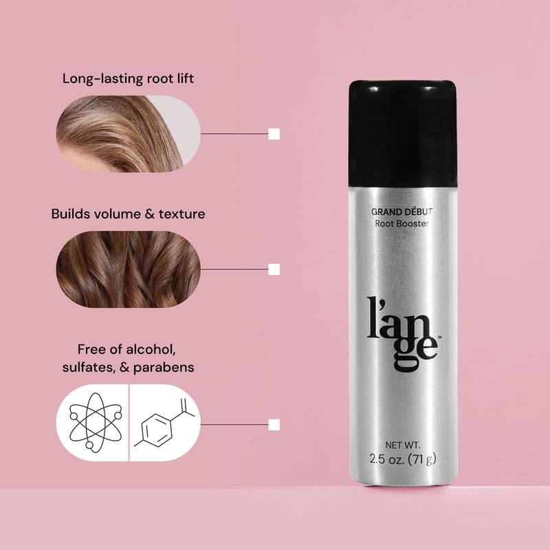 L'ANGE HAIR Grand Début Root Booster Hair | Thickening Spray Foam | Volumizes and Lifts Fine Hair | Strong Hold and Texture Styling Spray for Long-Lasting Finish | Lightweight, Flexible Formula
