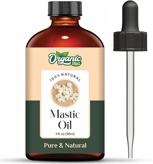 Mastic (Pistacia Lentiscus) Oil | Pure & Natural Essential Oil for Skincare, Aroma & Massage- 118ml/4 fl oz