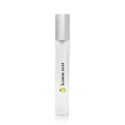 Just Juice Lemon Zest - Mini Travel Perfume - Lemon, Grapefruit, Mandarin - Fruity Floral Perfume for Women and Men - 0.3 oz