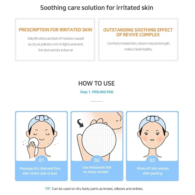 I'M SORRY FOR MY SKIN Peeling Pad & Moisture Mask, Korean Toner & Exfoliating Face Pads, Makeup Remover Cotton Rounds, Glass Skin Self Care Items, 2-Step Skin Care Travel Essentials Kit (Set of 3)