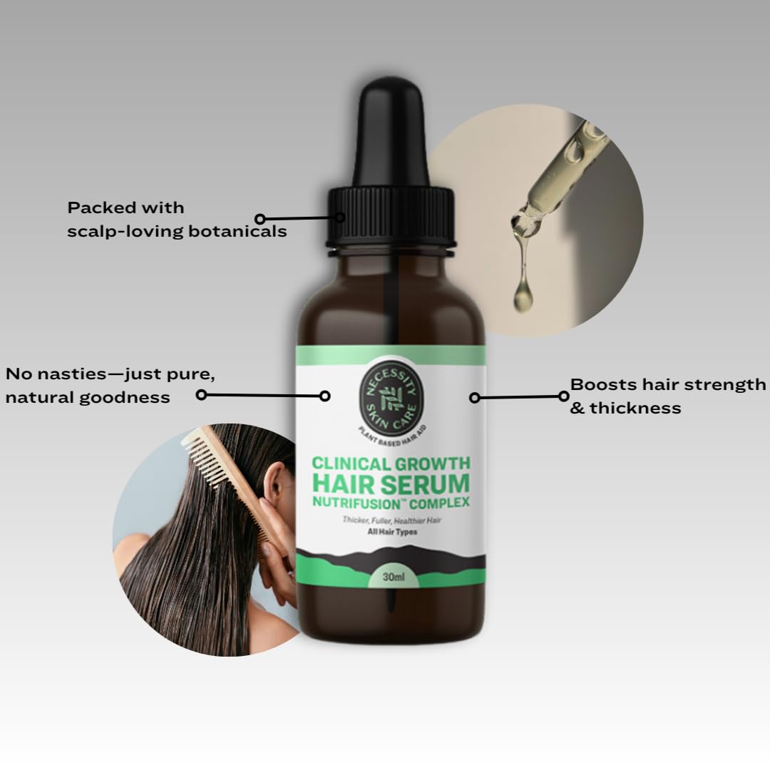Necessity Clinical Growth Hair Serum with NutriFusion™ Complex – 30ml