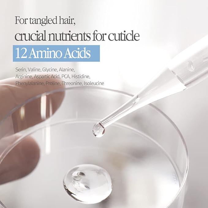 BOUQUET GARNI Deep Perfume Hair Serum Clean Soap Fragrance - Anti-Frizz Hair, Quick Absorption, Long-lasting (Containing Amino acids, Proteins, Hyaluronic Acids, Vegan Oils) - 3.4 oz