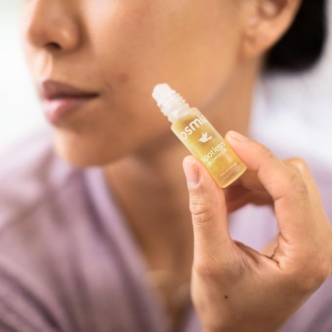 Osmia Skincare - Natural Spotless Blemish Facial Oil | Evening Primrose, Lavender, Cajeput, + Lemon Oils | Clarify, Cleanse | Clean Beauty For Healthy Skin (0.13 fl oz | 4 ml)