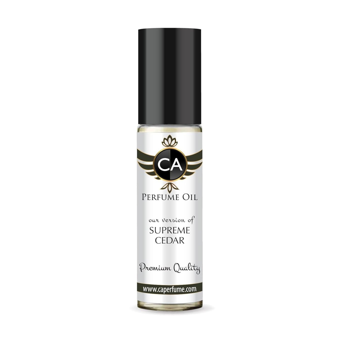 CA Perfume Impression of Supreme Cedar Unisex Fragrance Oil Woody Floral Musk Scent Long Lasting Perfumes for Women & Men Travel Size TSA Ready Mini Parfum Body Oil Roll-on 0.33 Fl Oz 10ml