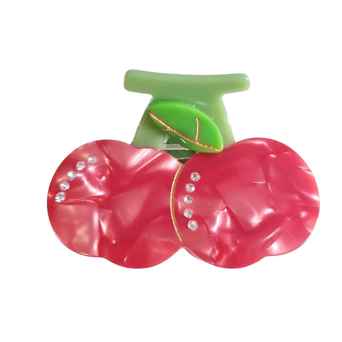 Big Red Cherry Hair Clip,Acetate Claw Clips,Hair Clips for Women