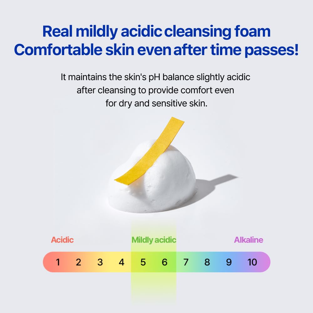 Real Barrier | Cream Cleansing Foam | Skin Barrier Face Wash | Sulfate-Free Amino Acid Moisturizing Face Cleanser | Ceramide Korean Facial Wash | Facial Cleanser for Women and Men | 4.05 fl oz (120ml)